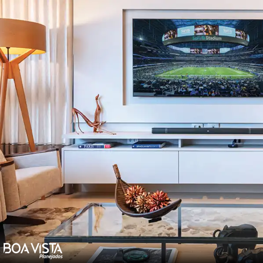 Living Room planejados para apartamentos no Rio de Janeiro